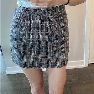 TOPSHOP checkered skirt